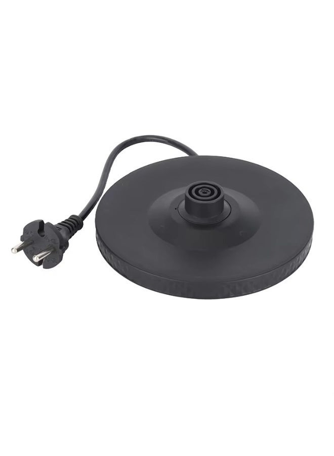 SUKILO غلاية كهربائية زجاجية فاخرة سعة 1.2 لتر – سخان مياه سريع 2200 واط مع مؤشر LED أزرق، إيقاف تلقائي وحماية من الغليان الجاف، إبريق شاي وقهوة زجاجي بوروسيليكات، فضي وأسود - Image 4